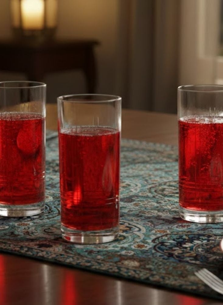 Premium Clear Tall Drinking Glasses Set of 4 pcs – Straight Design Water & Juice Glass - Image 2